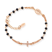 Amen rosary bracelet unisex rosaries with BRORNZ3 crystals