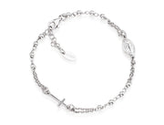 Amen rosary bracelet unisex silver rosaries BROB3