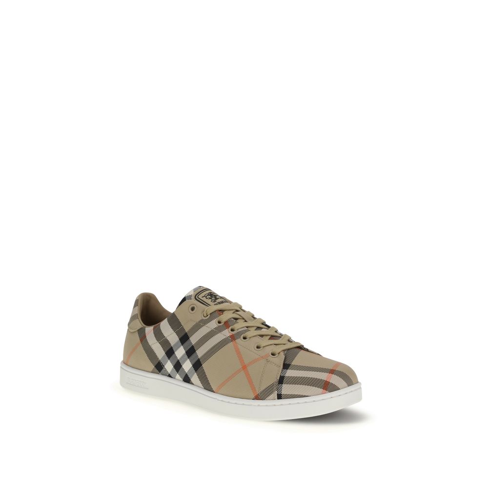 Burberry Sneakers Set Check Low Top Uomo in Nylon Blend Multicolore