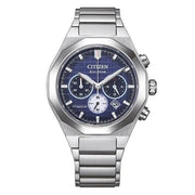 Citizen CA4691-59L Eco-Drive Chrono Titanium Blue Watch