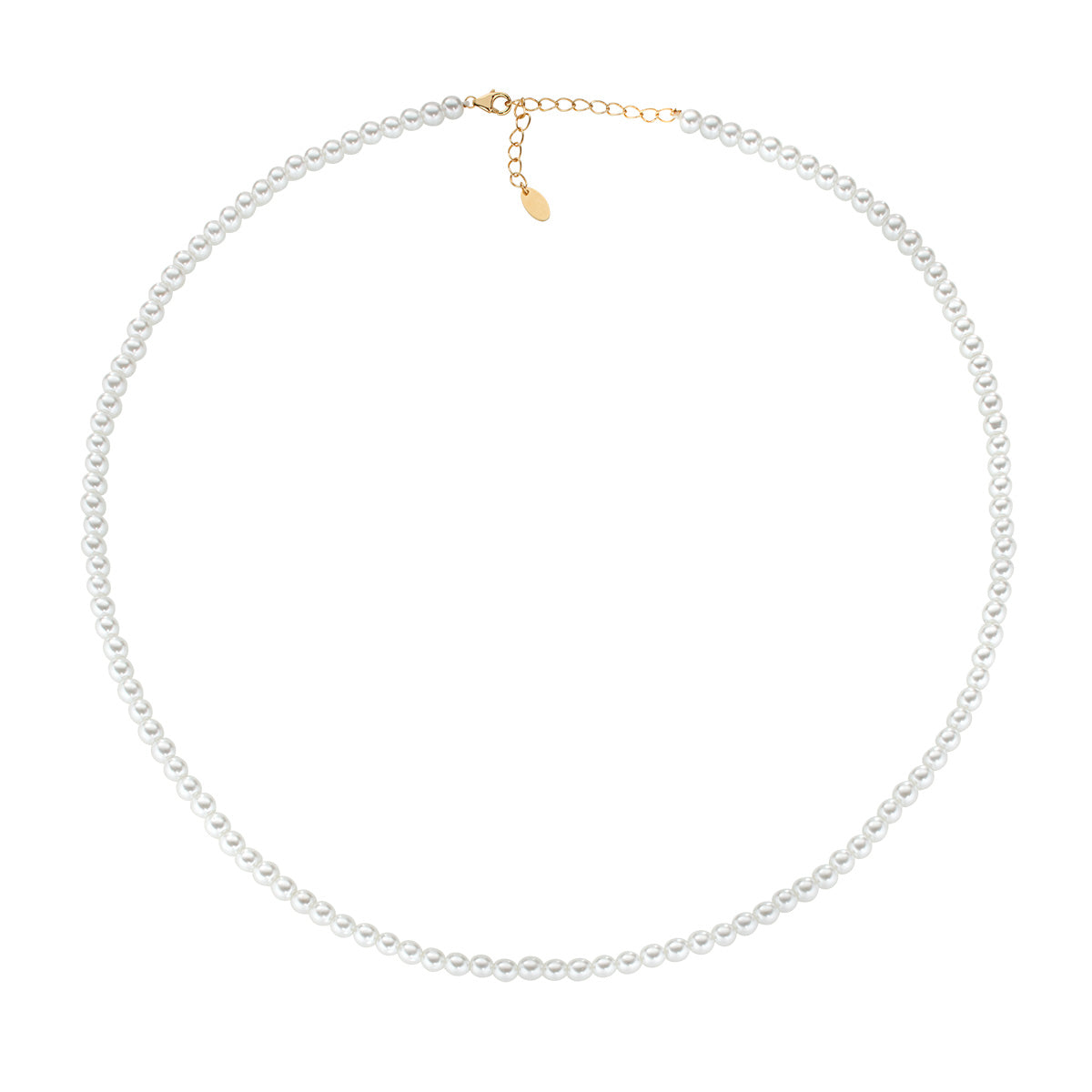 Amen Unisex Pearl Necklace CLPE40SWGB40