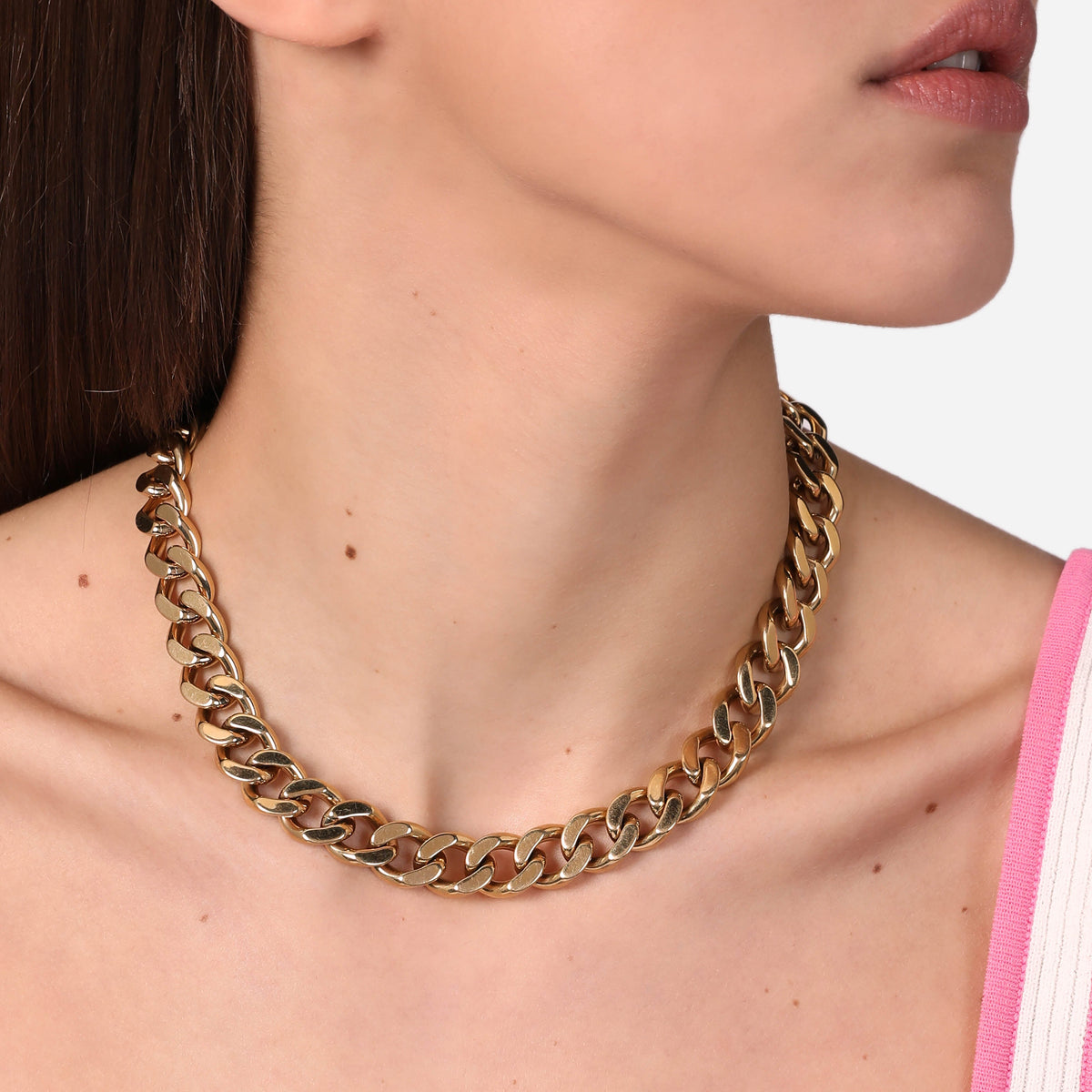 CHIARA FERRAGNI BOSSY CHAIN ​​NECKLACE J19AUW07