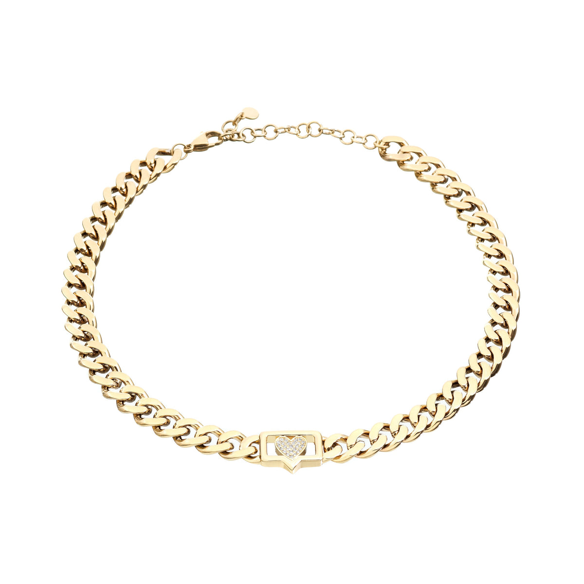 CHIARA FERRAGNI BOSSY CHAIN ​​NECKLACE J19AUW09