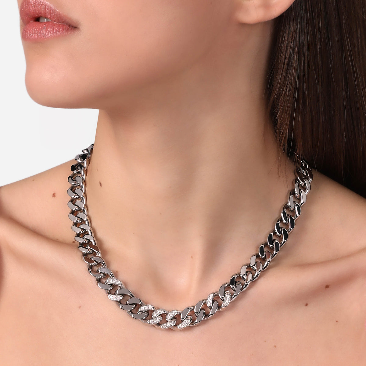 CHIARA FERRAGNI BOSSY CHAIN ​​NECKLACE J19AUW17