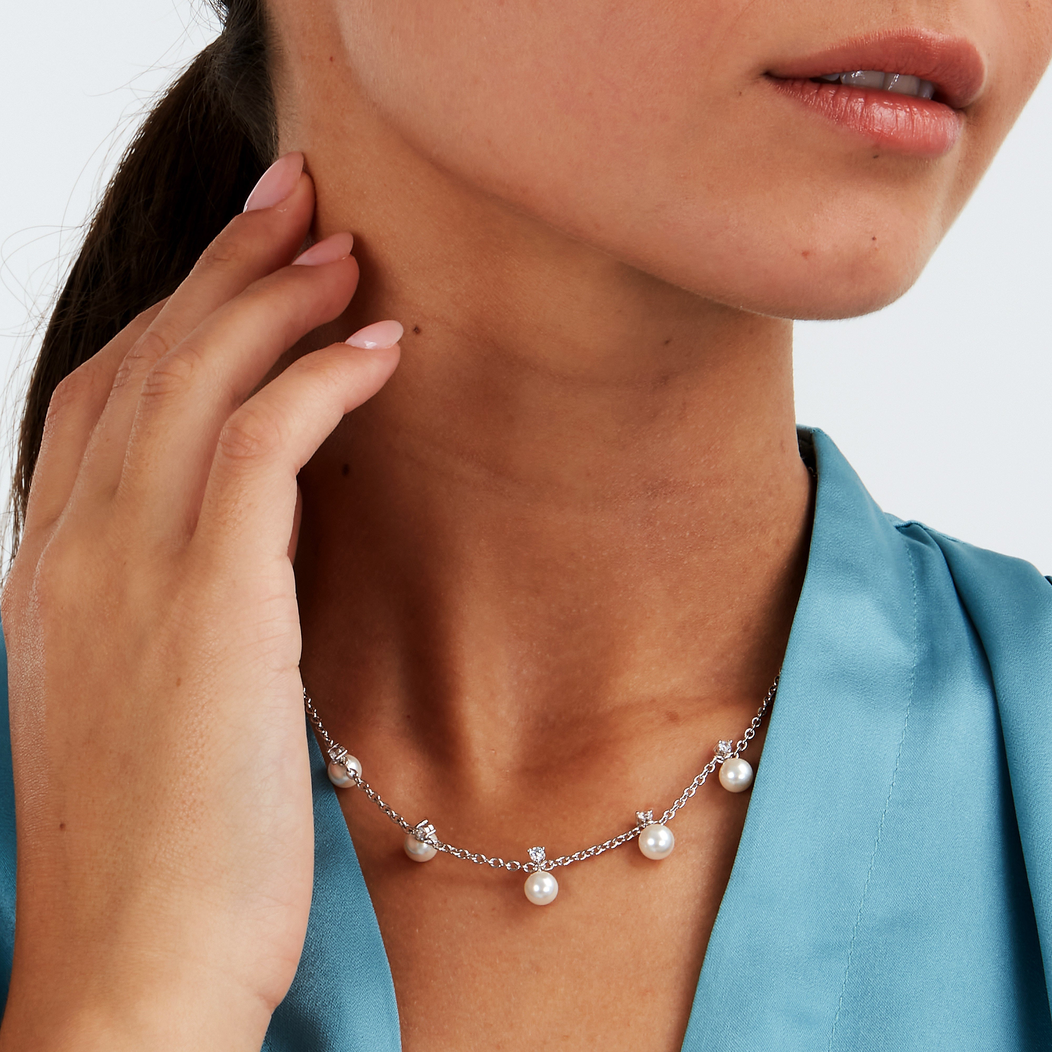 MORELLATO WOMEN'S CONTEMPORARY PEARL NECKLACE SAWM03