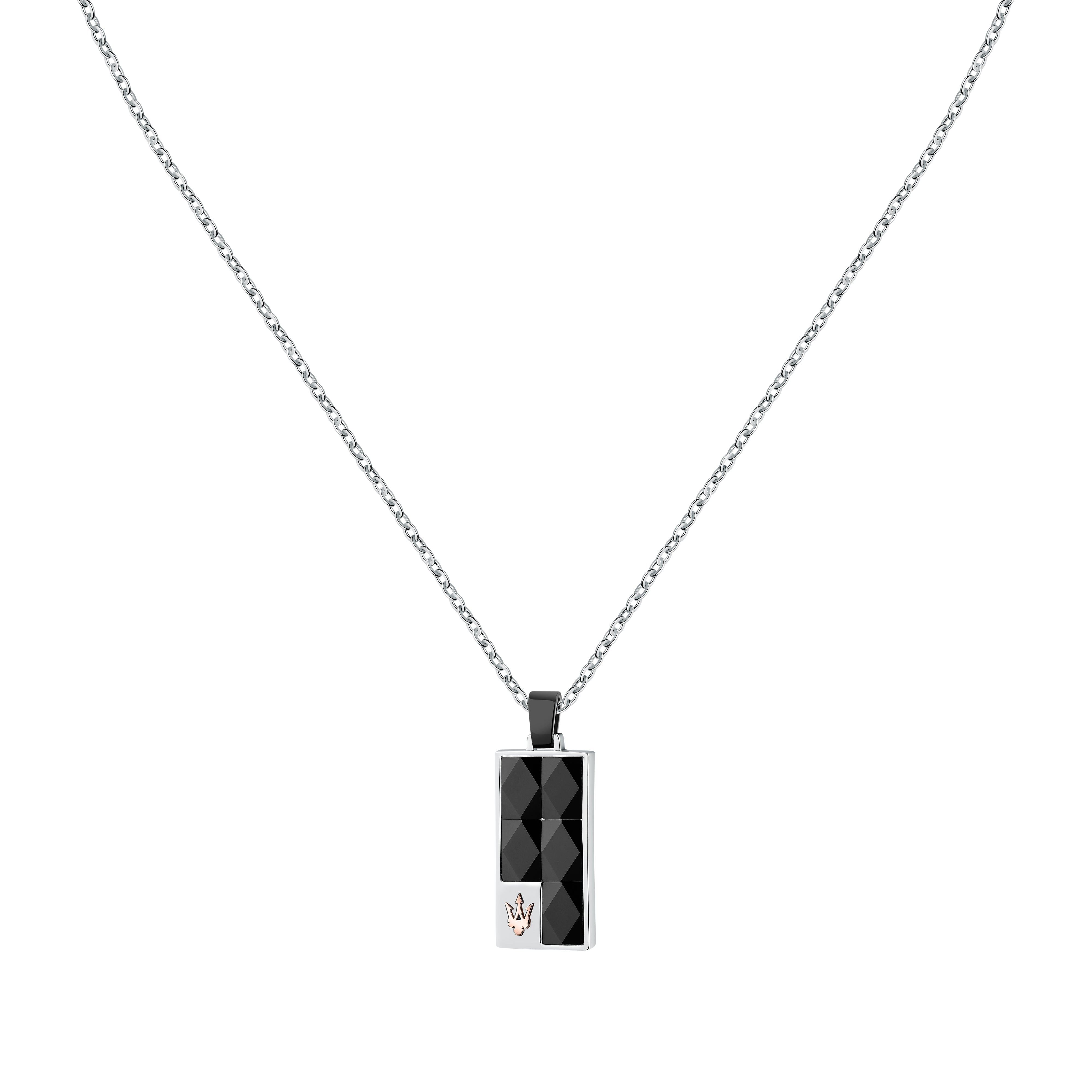 Maserati Ceramic Men's Necklace Jm423Atz27