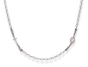 Amen unisex rosary necklace with pearls CROBB3