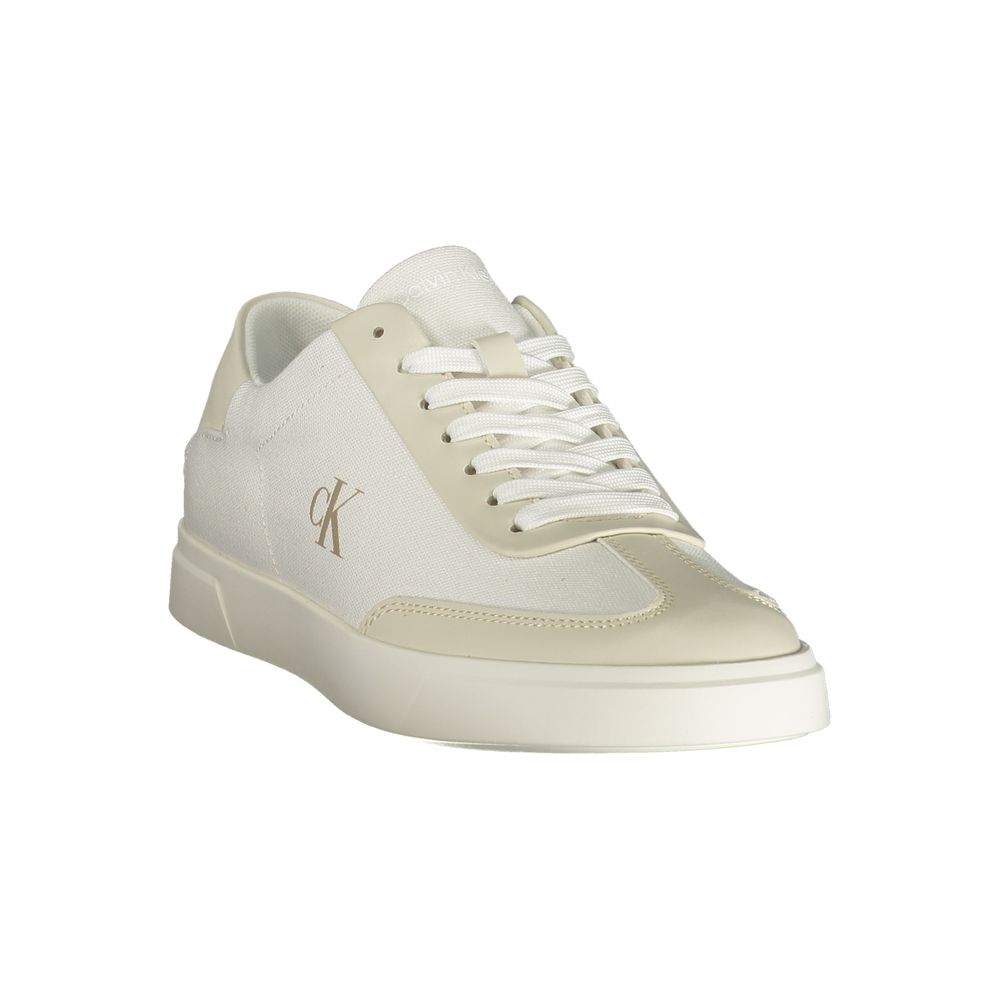 Calvin Klein White Polyester Woman Sneaker