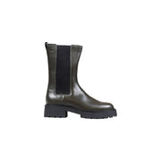 Calvin Klein Jeans Gray Leather Ankle Boots