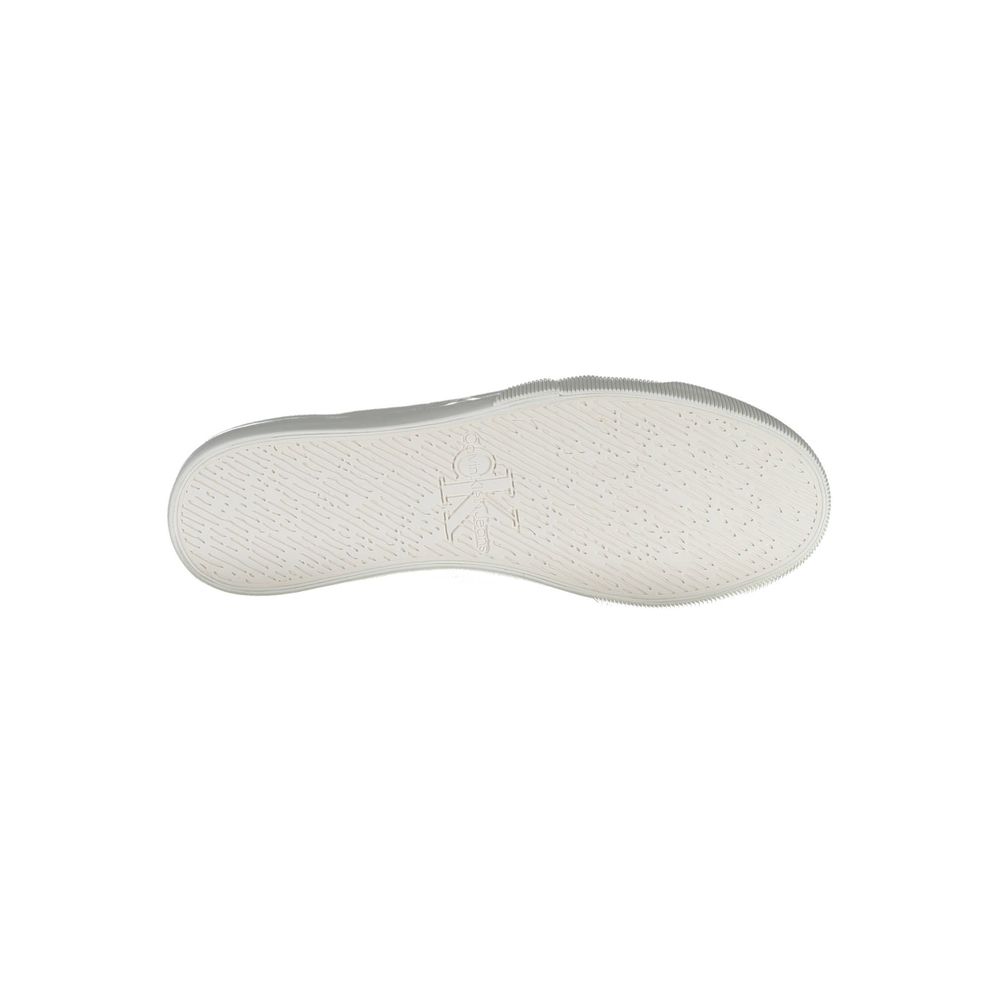 Calvin Klein White Cotton Men Sneaker
