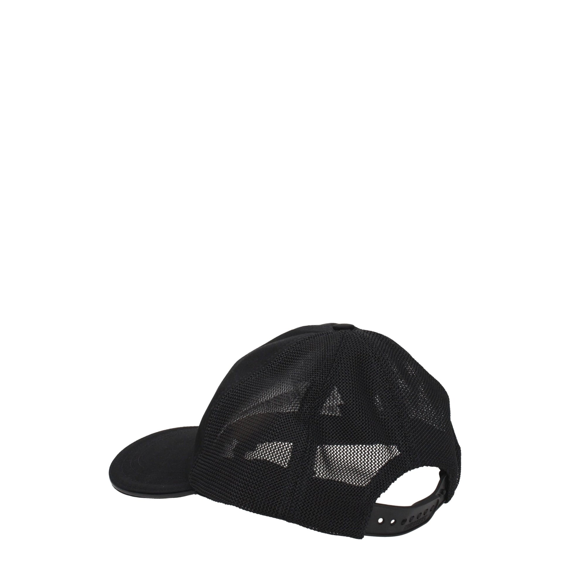 Cappello Baseball Burberry in Cotone Nero, Logo Frontale