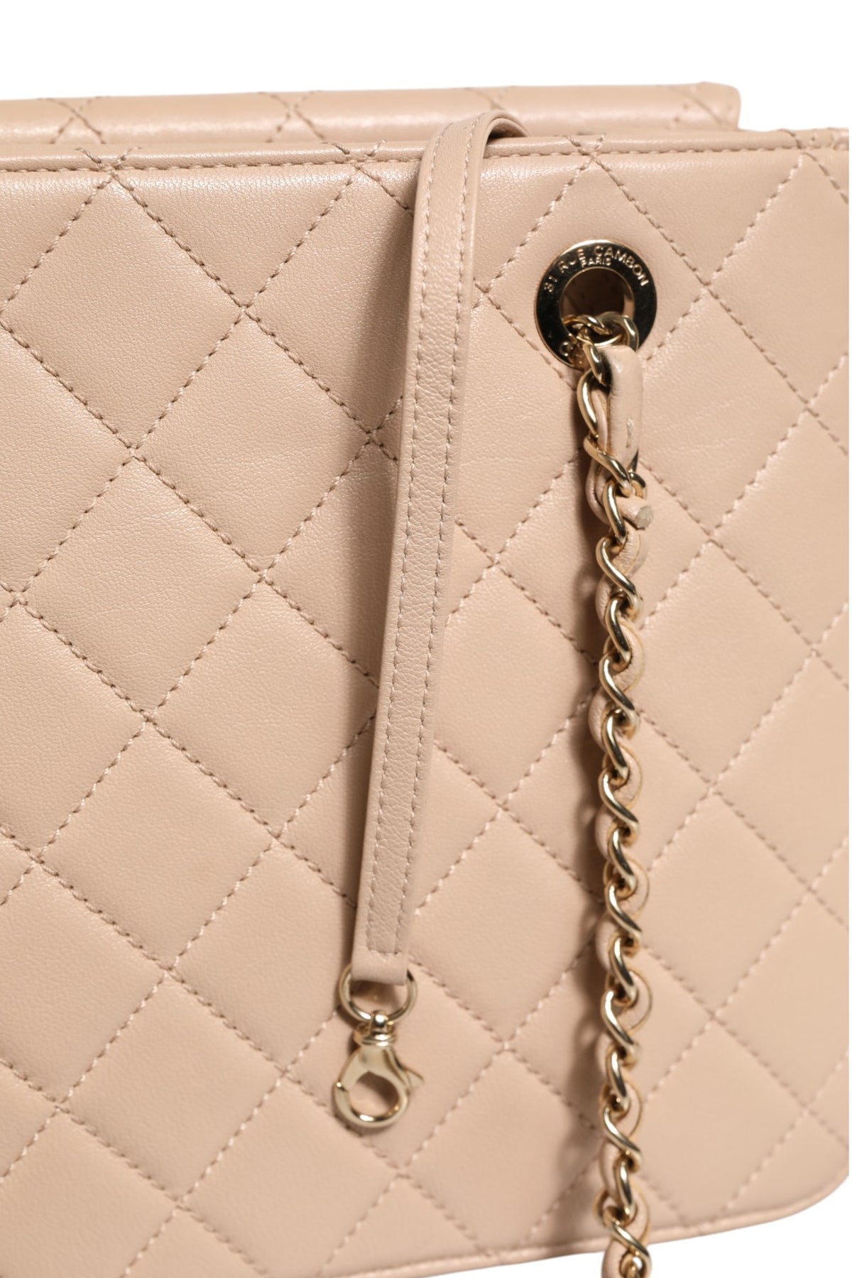 Chanel Quilted Leather Beauty Lock Flap Bag