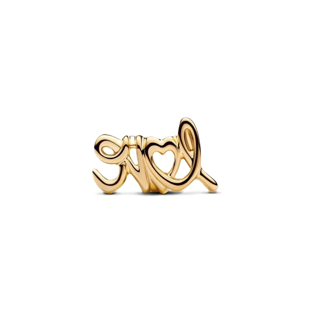 Charm Clip Fascia Larga Oro Rosa Bicolore 763055C00