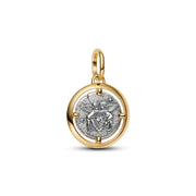 Charm Cuore a Pavé Bicolore (Oro) Pandora 764088C01
