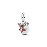 Charm Cuore a Pavé Blu Scuro Pandora 793532C01