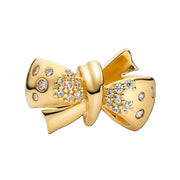 Charm Pendente Cuore a Pavé Blu Scuro Bicolore 763442C01