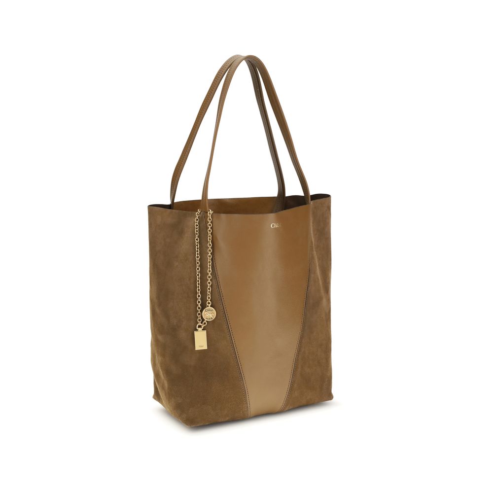 Chloé Beige Leather Shoulder Bag