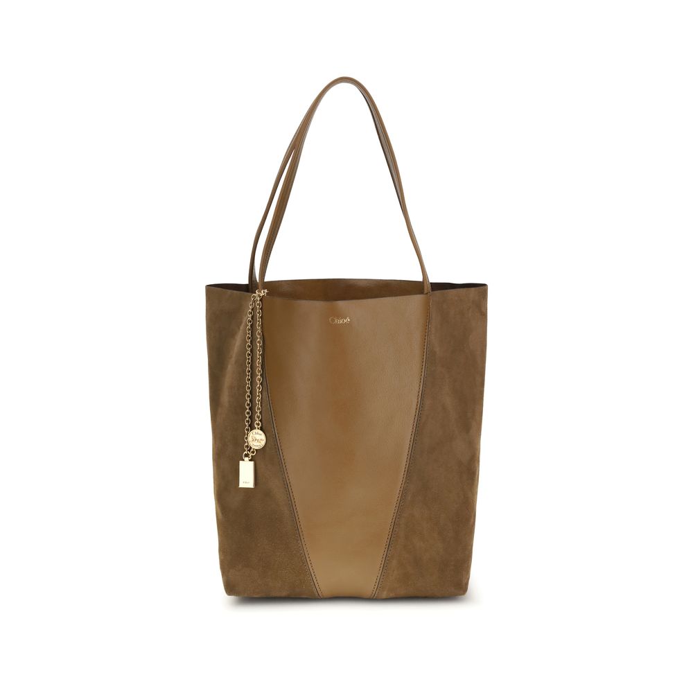 Chloé Beige Leather Shoulder Bag