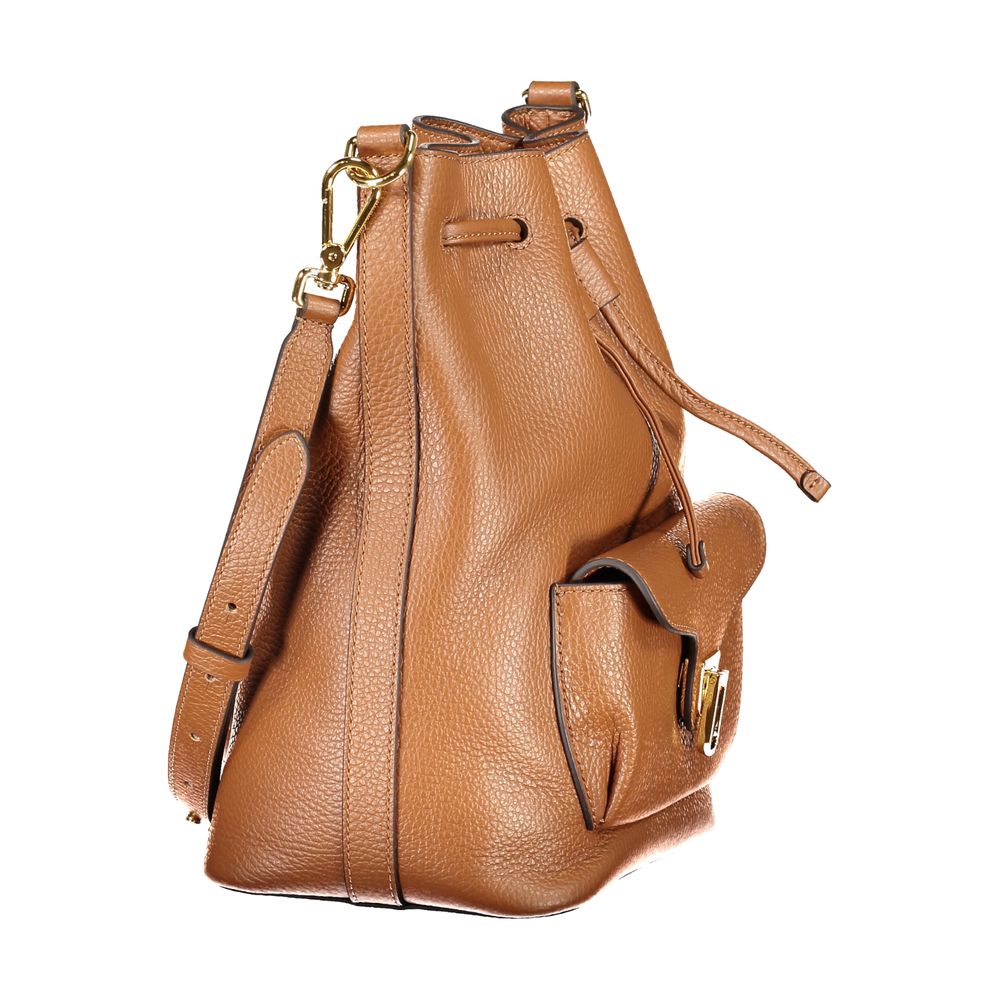 Coccinelle Beat Generation Bucket/Shoulder Bag in Brown Leather