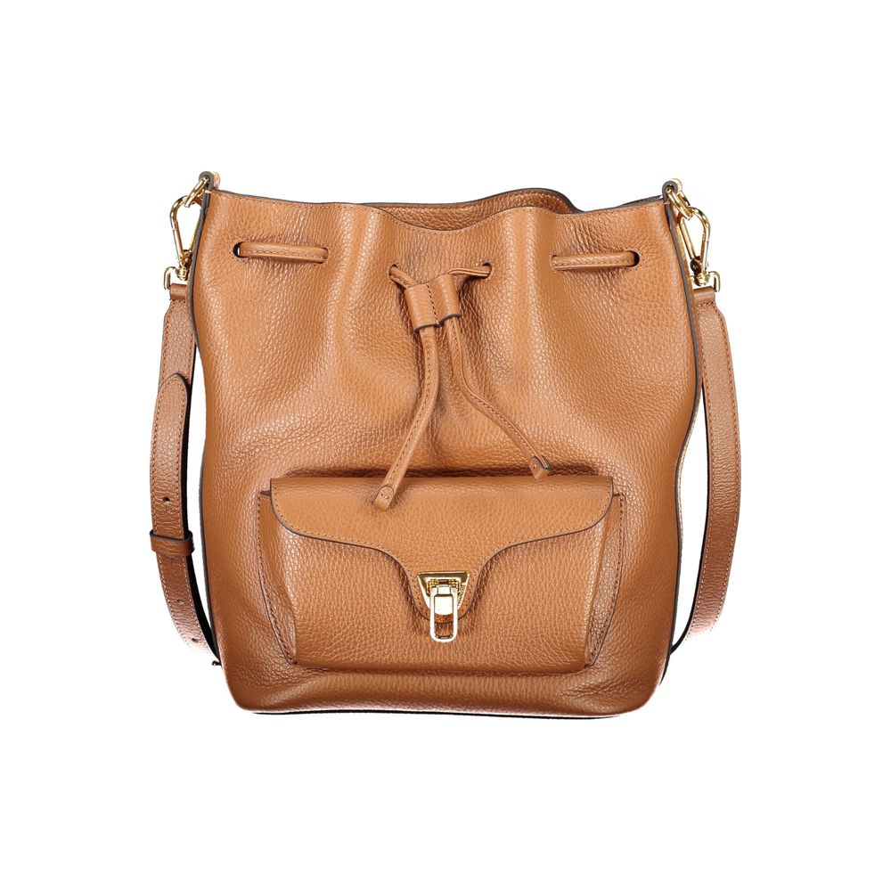 Coccinelle Beat Generation Bucket/Shoulder Bag in Brown Leather