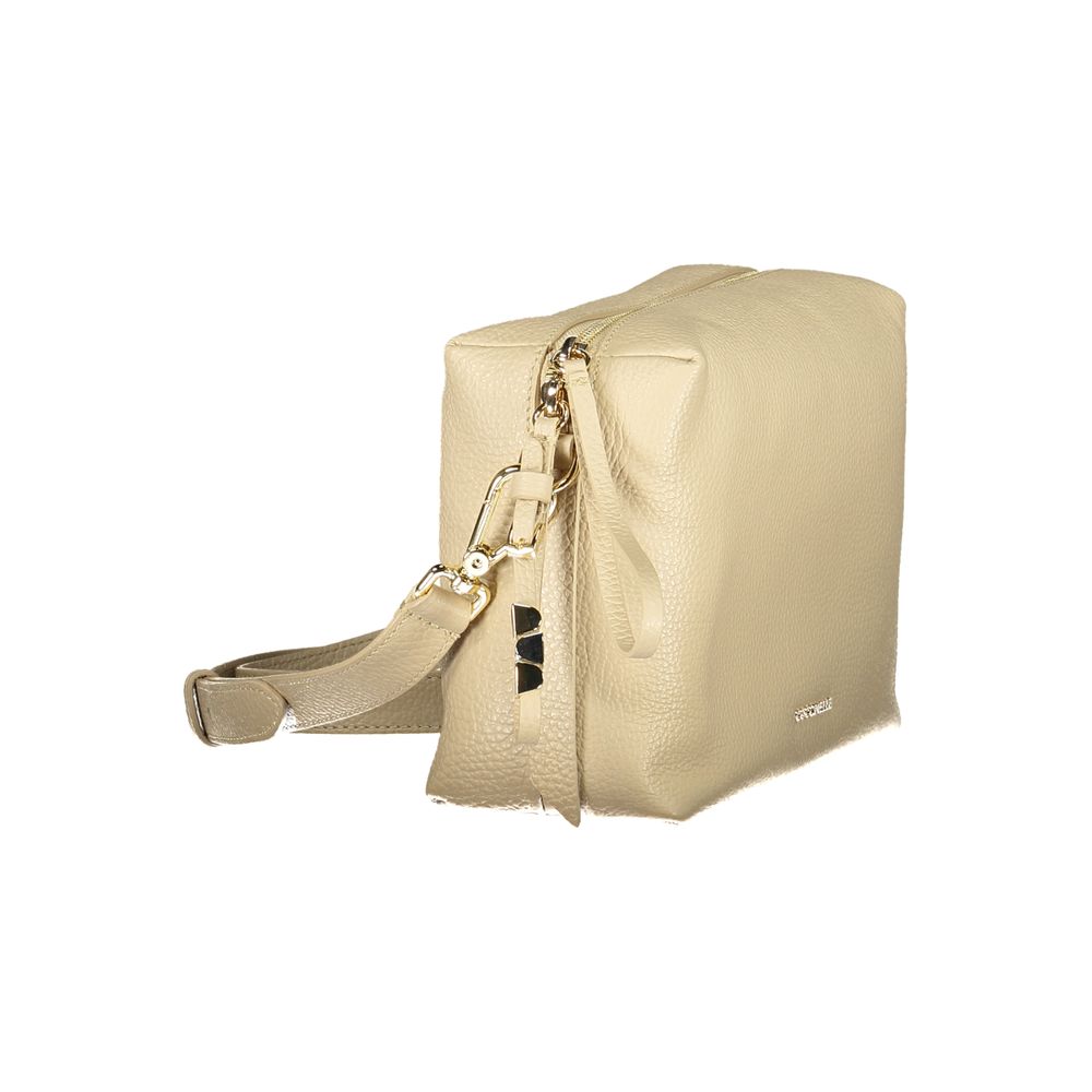 Coccinelle Beige Leather Woman Handbag