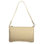 Coccinelle Beige Leather Women Handbag