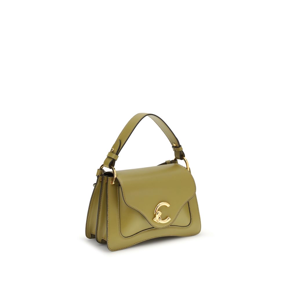 Coccinelle C-Me Bicolor Borsa a Mano Piccola in Pelle Liscia