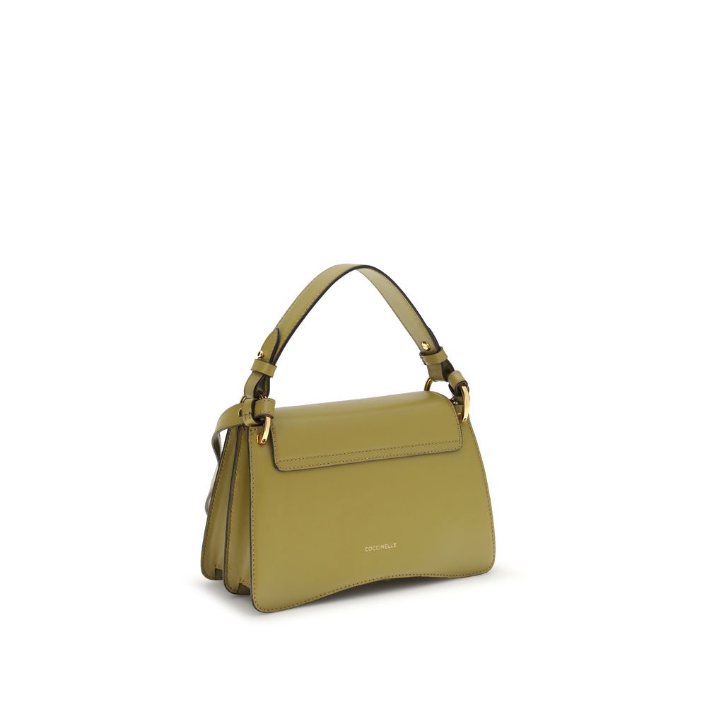 Coccinelle C-Me Bicolor Borsa a Mano Piccola in Pelle Liscia