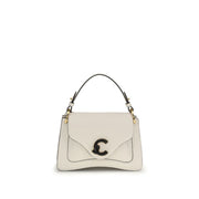 Coccinelle C-Me Borsa a Mano Media in Pelle Liscia Crema (Tarta)