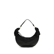 Coccinelle Furoshiki Borsa a Spalla in Pelle Liscia Nera