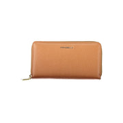Coccinelle Metallic Soft Portafoglio Donna in Pelle Marrone Lucida