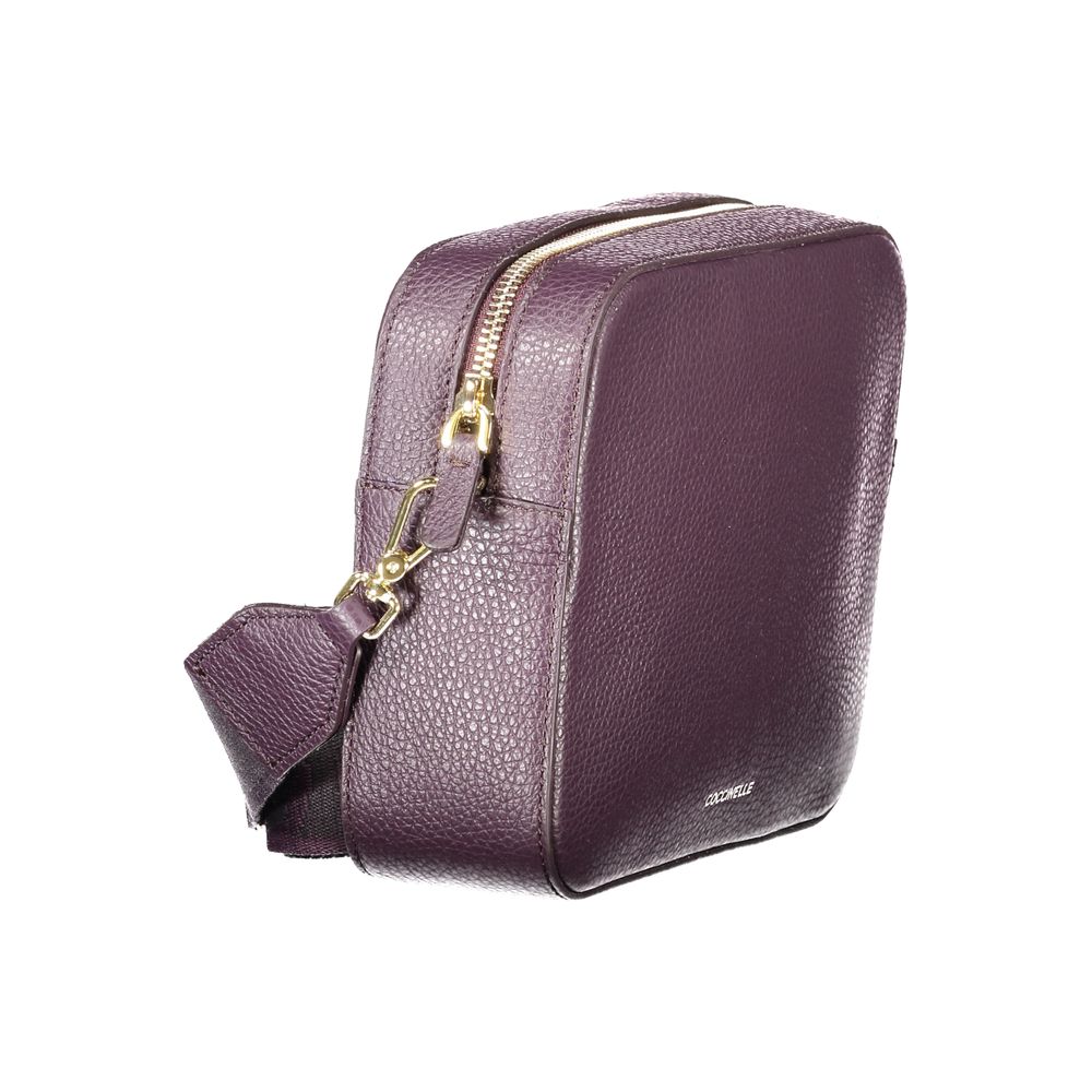 Coccinelle Tebe Mini Borsa a Spalla in Pelle Viola (AW25)