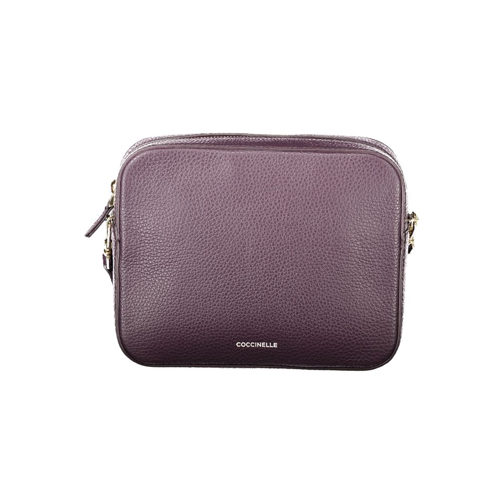 Coccinelle Tebe Mini Borsa a Spalla in Pelle Viola (AW25)