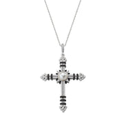 Amen women's necklace with crosses CLCRGOBBN