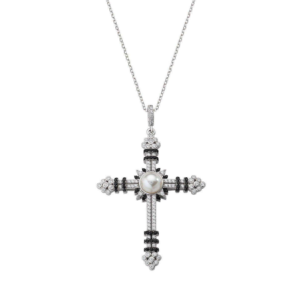 Amen women's necklace with crosses CLCRGOBBN