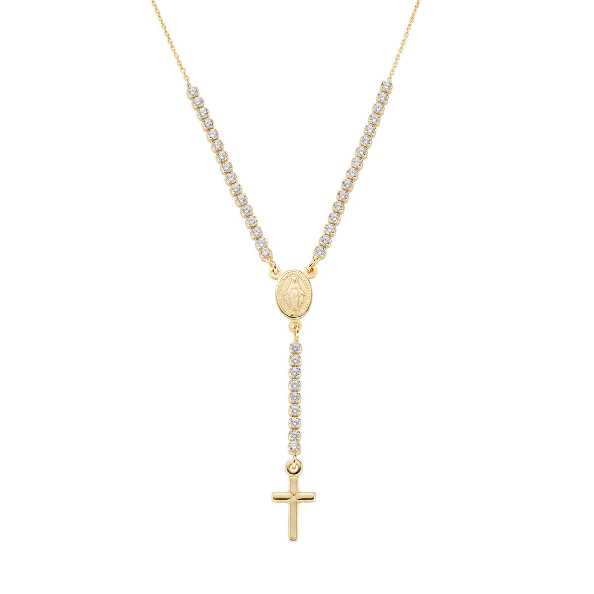 Amen unisex cross necklace CLCRMIGBZ4