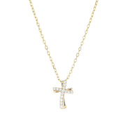 Amen Women's Cross Necklace CLCROGBZ