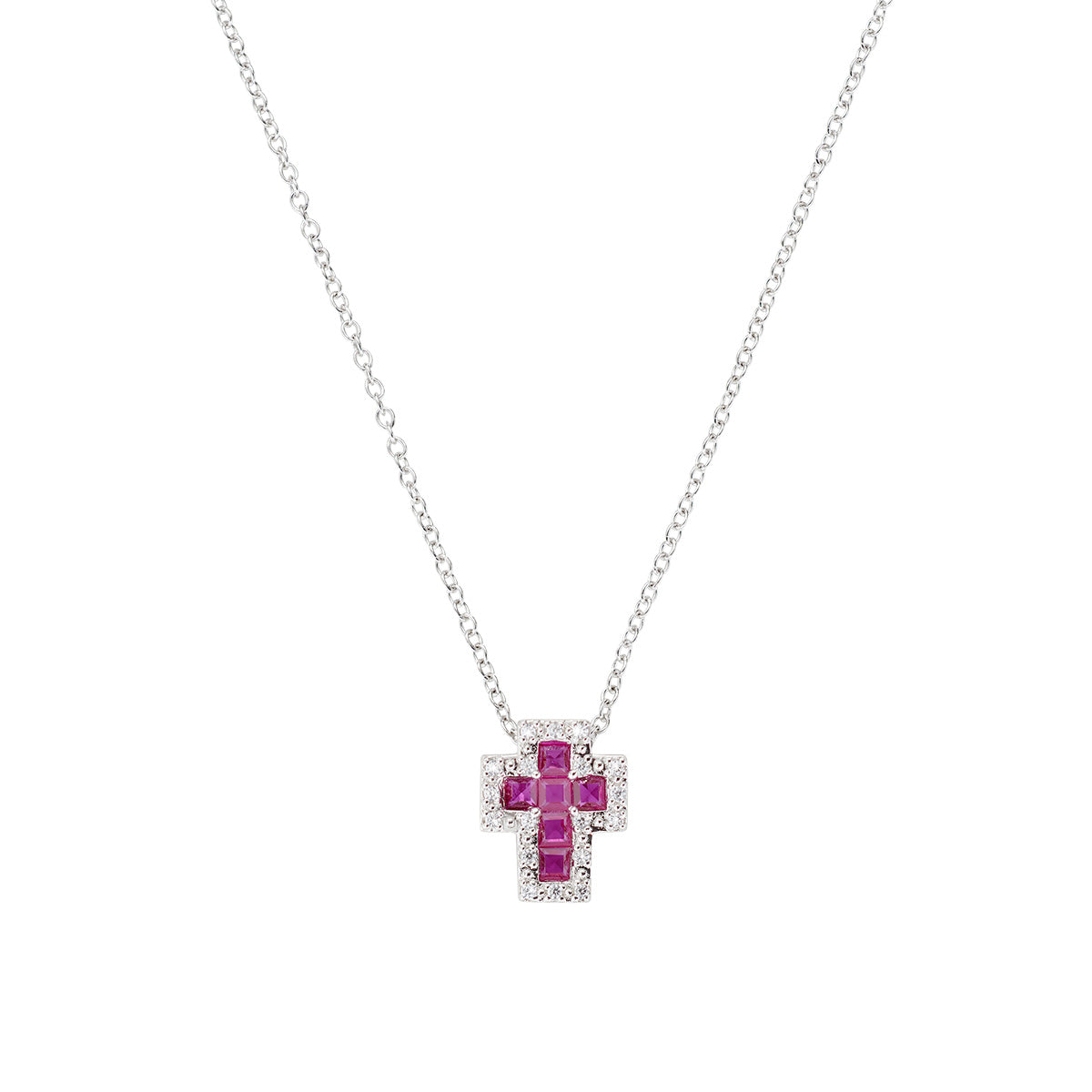 Amen women's cross necklace CLCRREBBRZ3