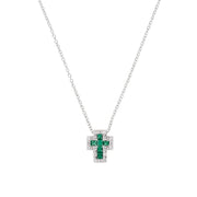 Amen women's cross necklace CLCRREBBVZ3