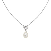 Amen Women's Pearl Necklace CLCUPEBBBZ3