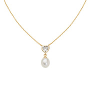 Amen Women's Pearl Necklace CLCUPEGBBZ3