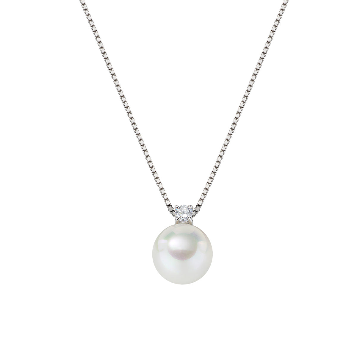 Amen Women's Pearl Necklace CLPBBZ10