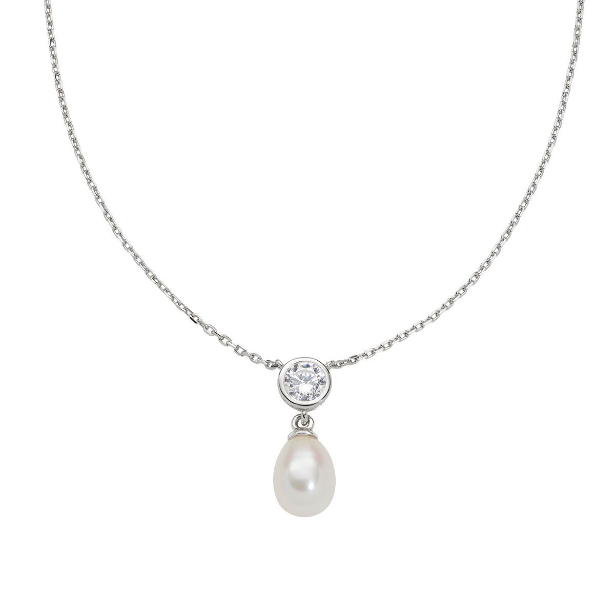 Amen Women's Pearl Necklace CLTOPEBBBZ3