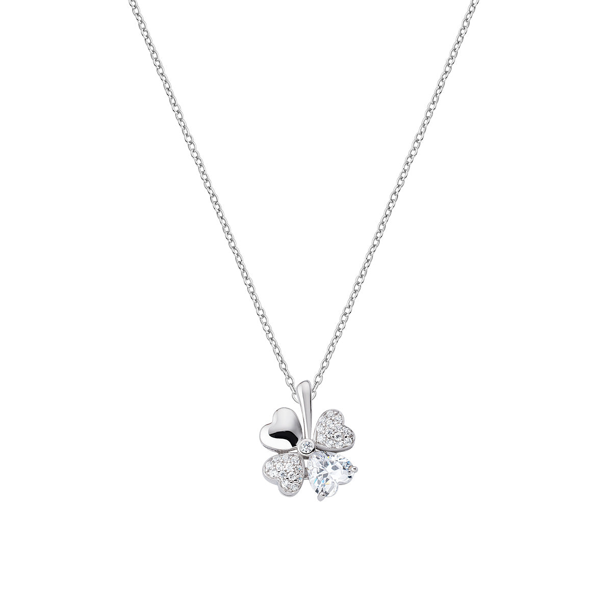 Amen women's four-heart necklace CLPQUBB
