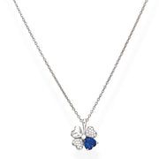 Amen women's four-heart necklace CLPQUBBL