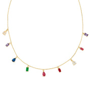 Amen Women's Rainbow Necklace CLRAGMZ