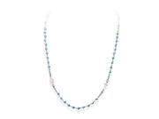 Amen Unisex Rosary Necklace with Crystals CROBC3