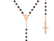 Amen Unisex Rosary Necklace with CRORN4 Crystals