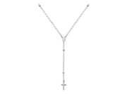 Amen unisex rosary necklace with pearls CROBB4