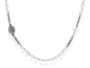 Amen necklace for women with rosaries and pearls CROBBZ-M3